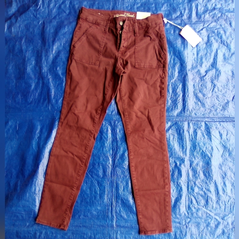Women's Red/Brown Jeans